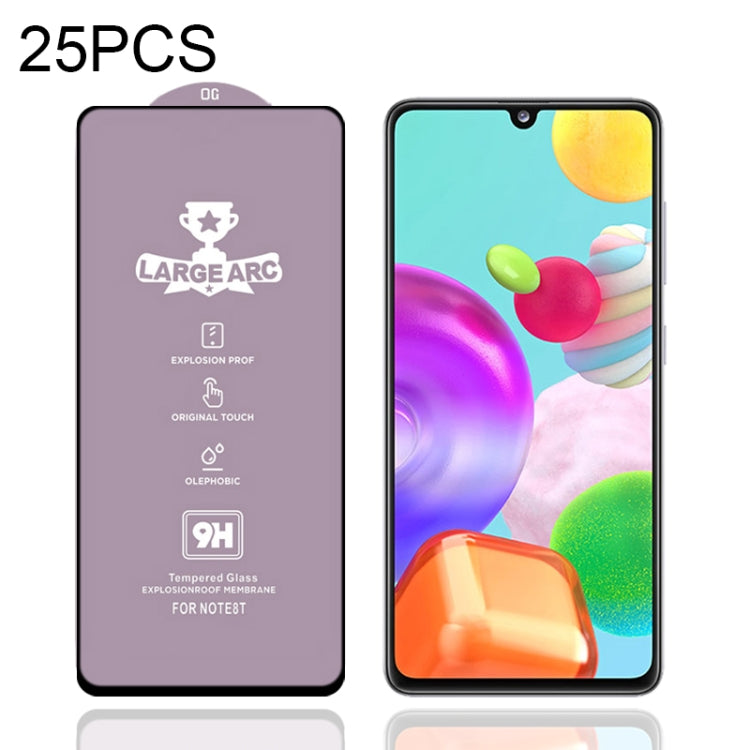 For Samsung Galaxy A41 25 PCS 9H HD Large Arc High Alumina Full Screen Tempered Glass Film - Galaxy Tempered Glass by buy2fix | Online Shopping UK | buy2fix