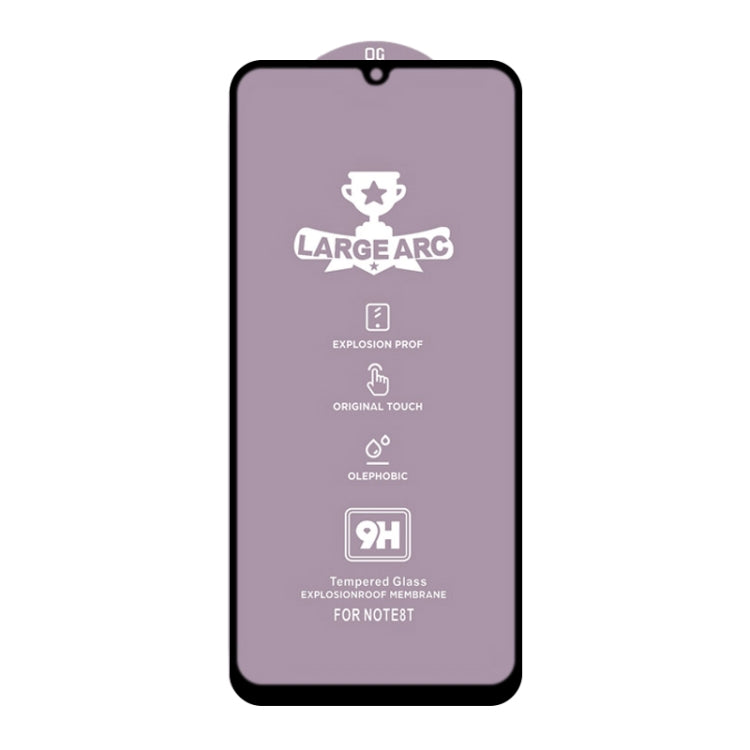 For Huawei Y6p 9H HD Large Arc High Alumina Full Screen Tempered Glass Film - Huawei Tempered Glass by buy2fix | Online Shopping UK | buy2fix