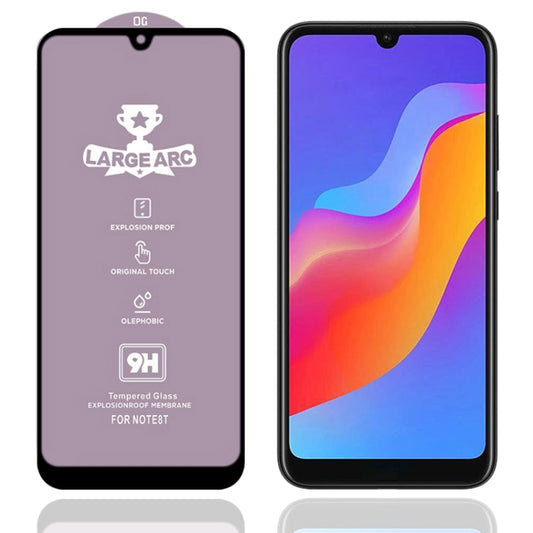 For Honor 8A 2020 9H HD Large Arc High Alumina Full Screen Tempered Glass Film - Honor Tempered Glass by buy2fix | Online Shopping UK | buy2fix