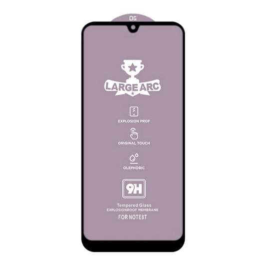 For Honor 8A 2020 9H HD Large Arc High Alumina Full Screen Tempered Glass Film - Honor Tempered Glass by buy2fix | Online Shopping UK | buy2fix