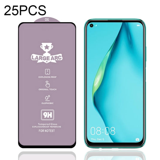For Huawei nova 7i 25 PCS 9H HD Large Arc High Alumina Full Screen Tempered Glass Film - Huawei Tempered Glass by buy2fix | Online Shopping UK | buy2fix