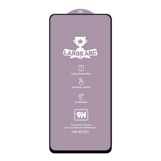 For Xiaomi Redmi Note 10 9H HD Large Arc High Alumina Full Screen Tempered Glass Film -  by buy2fix | Online Shopping UK | buy2fix
