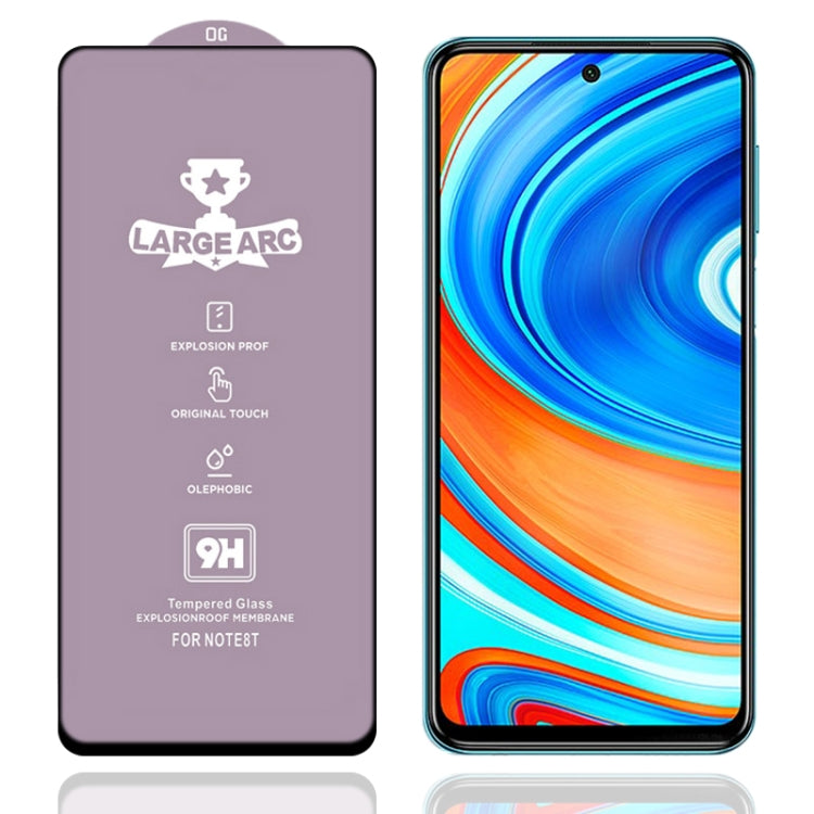 For Xiaomi Redmi Note 9 Pro 9H HD Large Arc High Alumina Full Screen Tempered Glass Film -  by buy2fix | Online Shopping UK | buy2fix