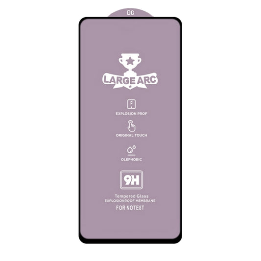 For Xiaomi Redmi Note 9T 9H HD Large Arc High Alumina Full Screen Tempered Glass Film -  by buy2fix | Online Shopping UK | buy2fix