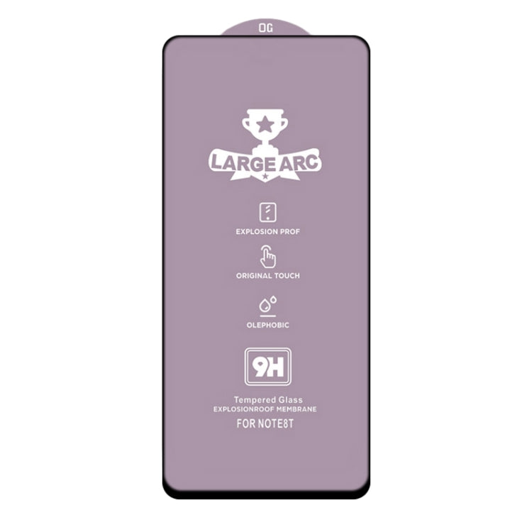 For Xiaomi Redmi Note 9 Pro Max 25 PCS 9H HD Large Arc High Alumina Full Screen Tempered Glass Film -  by buy2fix | Online Shopping UK | buy2fix