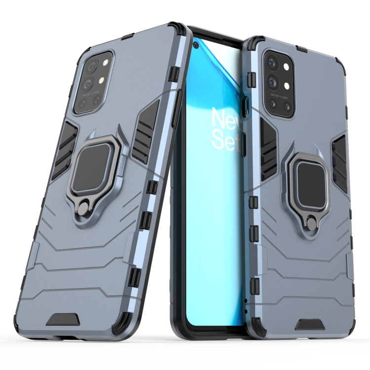 For OnePlus 9R Shockproof PC + TPU Protective Case with Magnetic Ring Holder(Navy Blue) - OnePlus Cases by buy2fix | Online Shopping UK | buy2fix