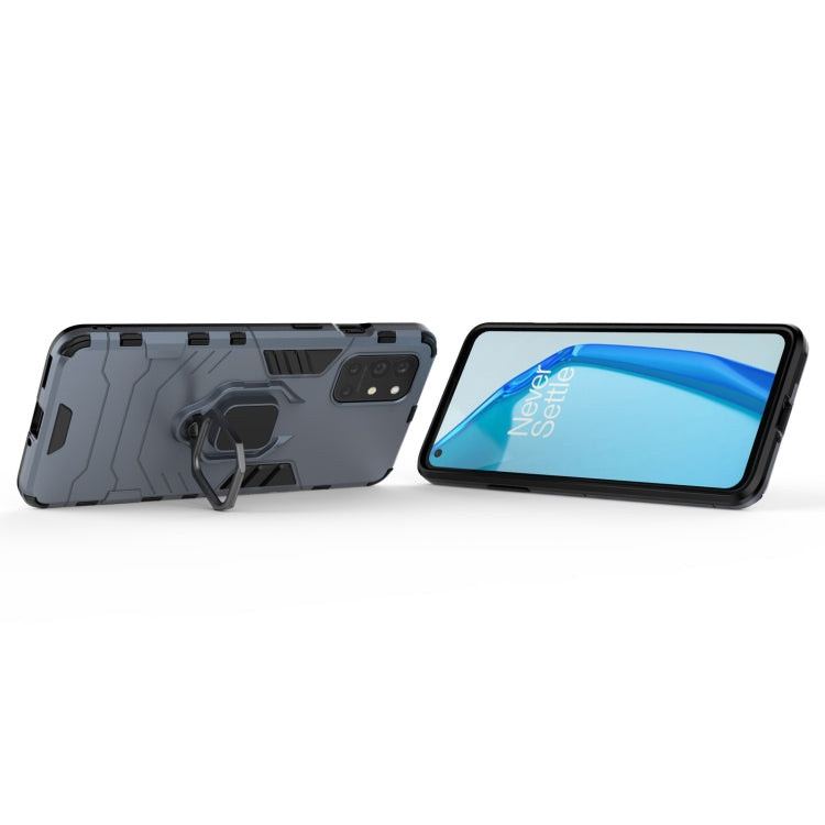 For OnePlus 9R Shockproof PC + TPU Protective Case with Magnetic Ring Holder(Navy Blue) - OnePlus Cases by buy2fix | Online Shopping UK | buy2fix