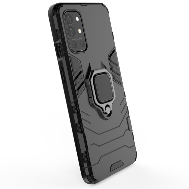 For OnePlus 9R Shockproof PC + TPU Protective Case with Magnetic Ring Holder(Navy Blue) - OnePlus Cases by buy2fix | Online Shopping UK | buy2fix