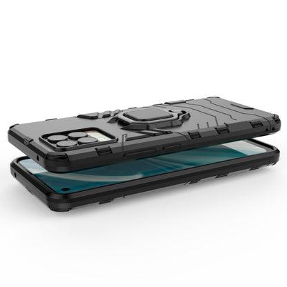 For OPPO Realme 8 Shockproof PC + TPU Protective Case with Magnetic Ring Holder(Navy Blue) - Realme Cases by buy2fix | Online Shopping UK | buy2fix