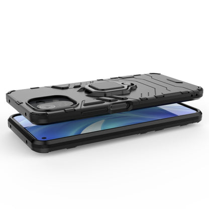 For Xiaomi Mi 11 Lite Shockproof PC + TPU Protective Case with Magnetic Ring Holder(Red) - Xiaomi Cases by buy2fix | Online Shopping UK | buy2fix