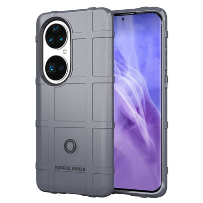For Huawei P50 Pro Shockproof Shield Full Coverage Silicone Case(Grey) - Huawei Cases by buy2fix | Online Shopping UK | buy2fix