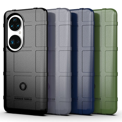 For Huawei P50 Pro Shockproof Shield Full Coverage Silicone Case(Grey) - Huawei Cases by buy2fix | Online Shopping UK | buy2fix