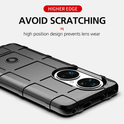For Huawei P50 Pro Shockproof Shield Full Coverage Silicone Case(Grey) - Huawei Cases by buy2fix | Online Shopping UK | buy2fix