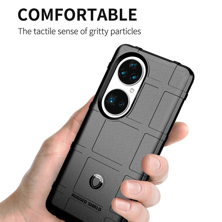 For Huawei P50 Pro Shockproof Shield Full Coverage Silicone Case(Green) - Huawei Cases by buy2fix | Online Shopping UK | buy2fix