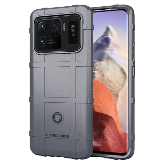 For Xiaomi Mi 11 Ultra Shockproof Shield Full Coverage Silicone Case(Grey)