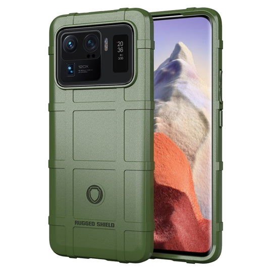 For Xiaomi Mi 11 Ultra Shockproof Shield Full Coverage Silicone Case(Green) - Xiaomi Cases by buy2fix | Online Shopping UK | buy2fix