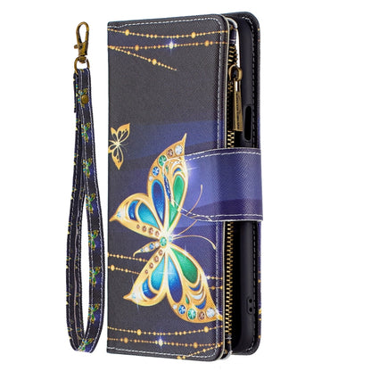 For LG K42 Colored Drawing Pattern Zipper Horizontal Flip Leather Case with Holder & Card Slots & Wallet(Big Butterfly) - LG Cases by buy2fix | Online Shopping UK | buy2fix