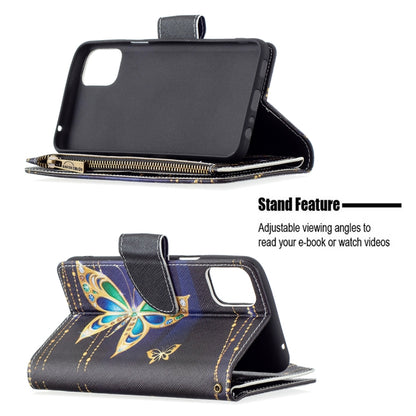 For LG K42 Colored Drawing Pattern Zipper Horizontal Flip Leather Case with Holder & Card Slots & Wallet(Big Butterfly) - LG Cases by buy2fix | Online Shopping UK | buy2fix