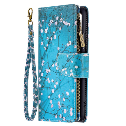 For Xiaomi Mi 11i / Poco F3 / Redmi K40 / K40 Pro Colored Drawing Pattern Zipper Horizontal Flip Leather Case with Holder & Card Slots & Wallet(Plum Blossom) - Xiaomi Cases by buy2fix | Online Shopping UK | buy2fix