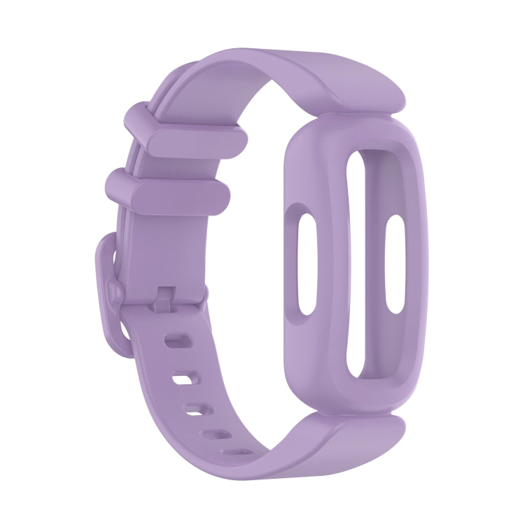 For Fitbit Inspire 2 Silicone Watch Band(Light Purple) - Watch Bands by buy2fix | Online Shopping UK | buy2fix