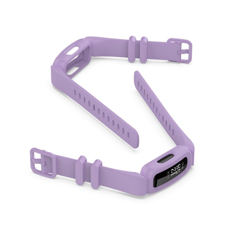 For Fitbit Inspire 2 Silicone Watch Band(Light Purple) - Watch Bands by buy2fix | Online Shopping UK | buy2fix