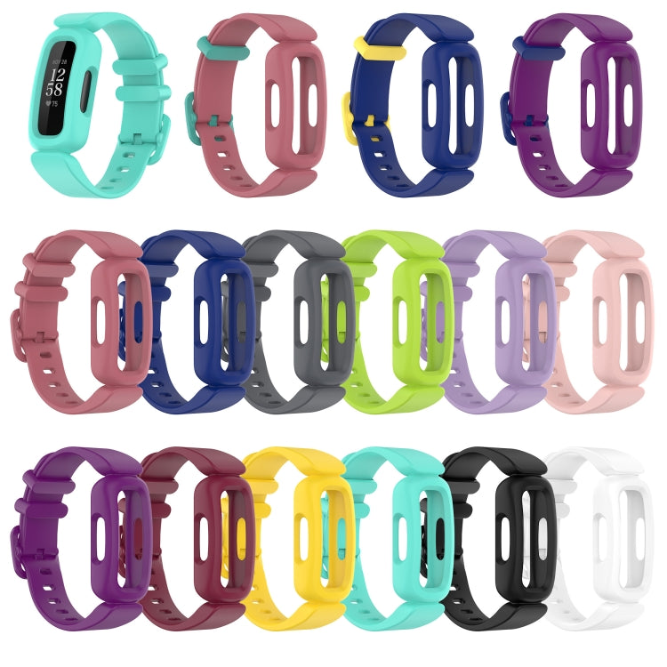 For Fitbit Inspire 2 Silicone Watch Band(Light Purple) - Watch Bands by buy2fix | Online Shopping UK | buy2fix