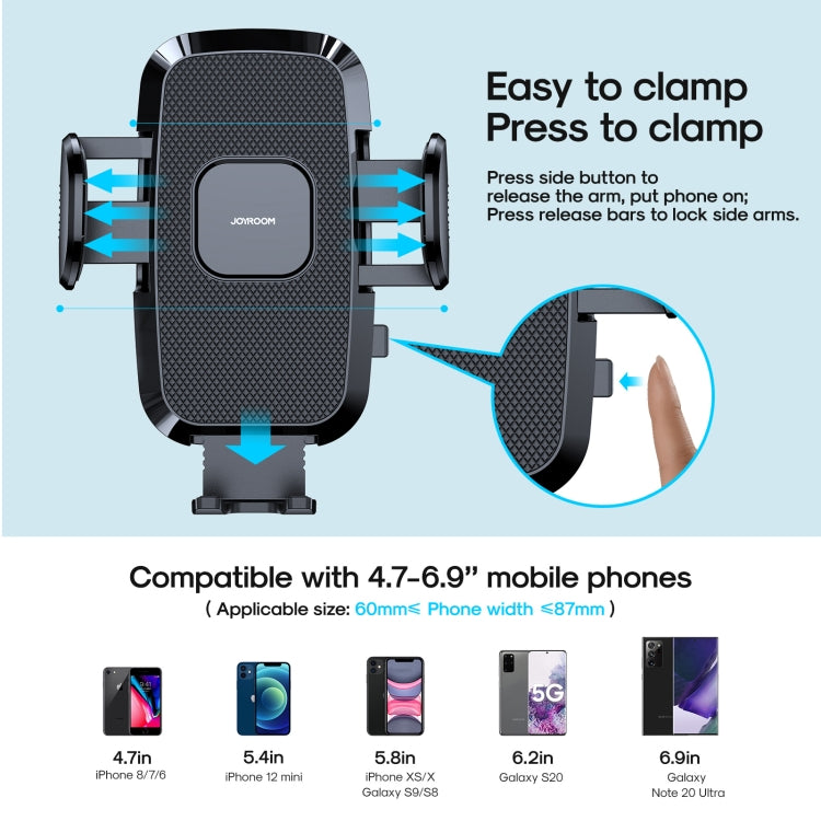 JOYROOM JR-ZS259 360-degree Rotating Stretching Mechanical Car Air Vent Holder for 4.7-6.9 inch Mobile Phones - Universal Car Holders by JOYROOM | Online Shopping UK | buy2fix