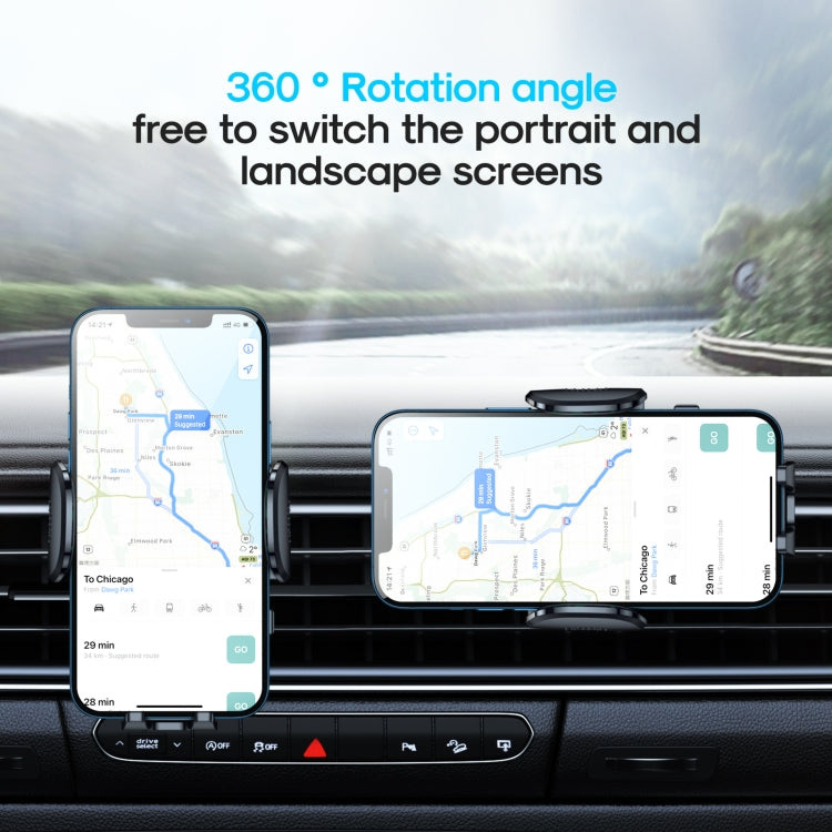 JOYROOM JR-ZS259 360-degree Rotating Stretching Mechanical Car Air Vent Holder for 4.7-6.9 inch Mobile Phones - Universal Car Holders by JOYROOM | Online Shopping UK | buy2fix
