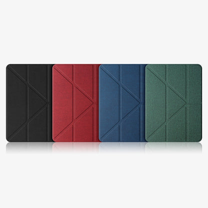 For iPad Pro 12.9 2022 / 2021 / 2020 Mutural Multi-fold Smart Leather Tablet Case(Blue) - iPad Pro 12.9 (2022/2021) Cases by Mutural | Online Shopping UK | buy2fix