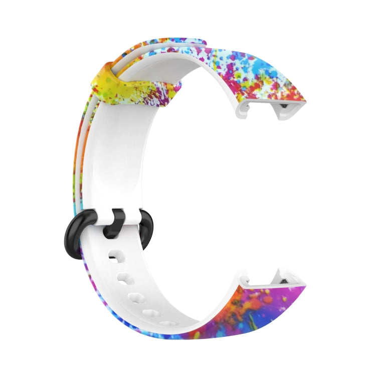 For Xiaomi Mi Watch Lite / Redmi Watch Silicone Printing Replacement Watchband(Painted) - Watch Bands by buy2fix | Online Shopping UK | buy2fix