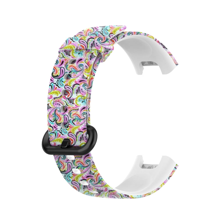 For Xiaomi Mi Watch Lite / Redmi Watch Silicone Printing Replacement Watchband(Facial Makeup) - Watch Bands by buy2fix | Online Shopping UK | buy2fix