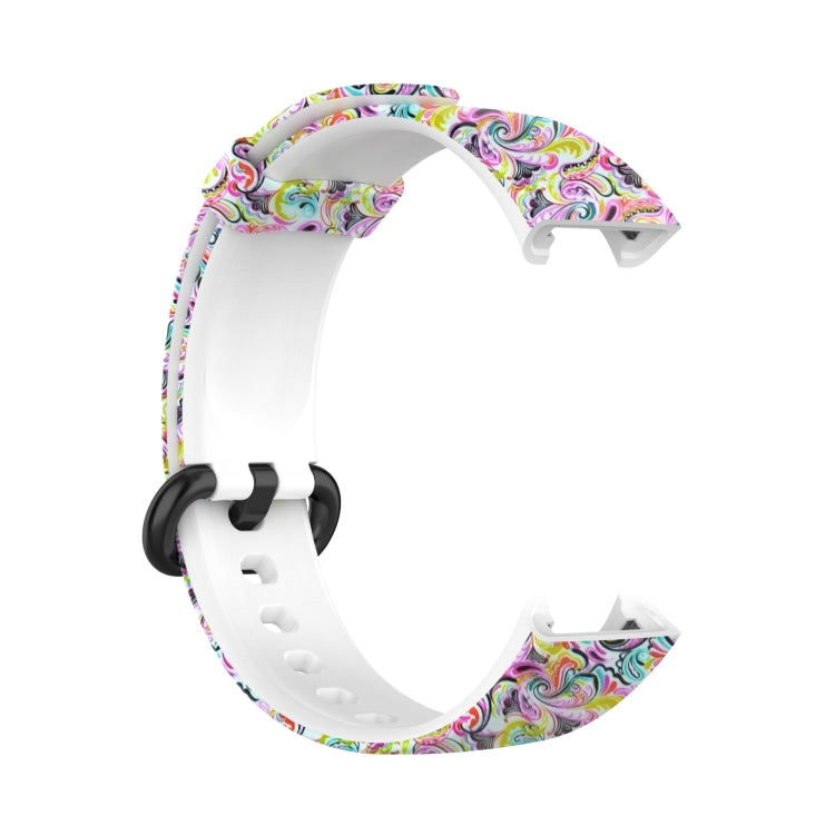 For Xiaomi Mi Watch Lite / Redmi Watch Silicone Printing Replacement Watchband(Facial Makeup) - Watch Bands by buy2fix | Online Shopping UK | buy2fix