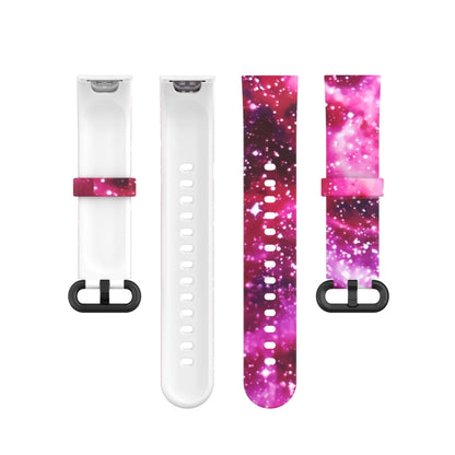 For Xiaomi Mi Watch Lite / Redmi Watch Silicone Printing Replacement Watchband(Starry Sky) - Watch Bands by buy2fix | Online Shopping UK | buy2fix
