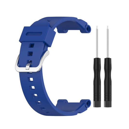 For Huawei Kids Watch 4X Silicone Watch Band with Dismantling Tools, One Size(Blue) - Watch Bands by buy2fix | Online Shopping UK | buy2fix