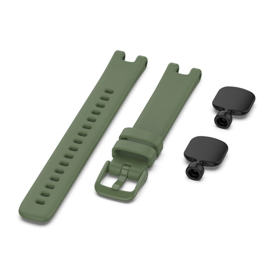 For Garmin Lily Silicone Watch Band with Dismantling Tools(Dark Green) - Watch Bands by buy2fix | Online Shopping UK | buy2fix