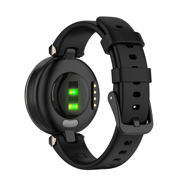 For Garmin Lily Silicone Watch Band with Dismantling Tools(Black) - Watch Bands by buy2fix | Online Shopping UK | buy2fix