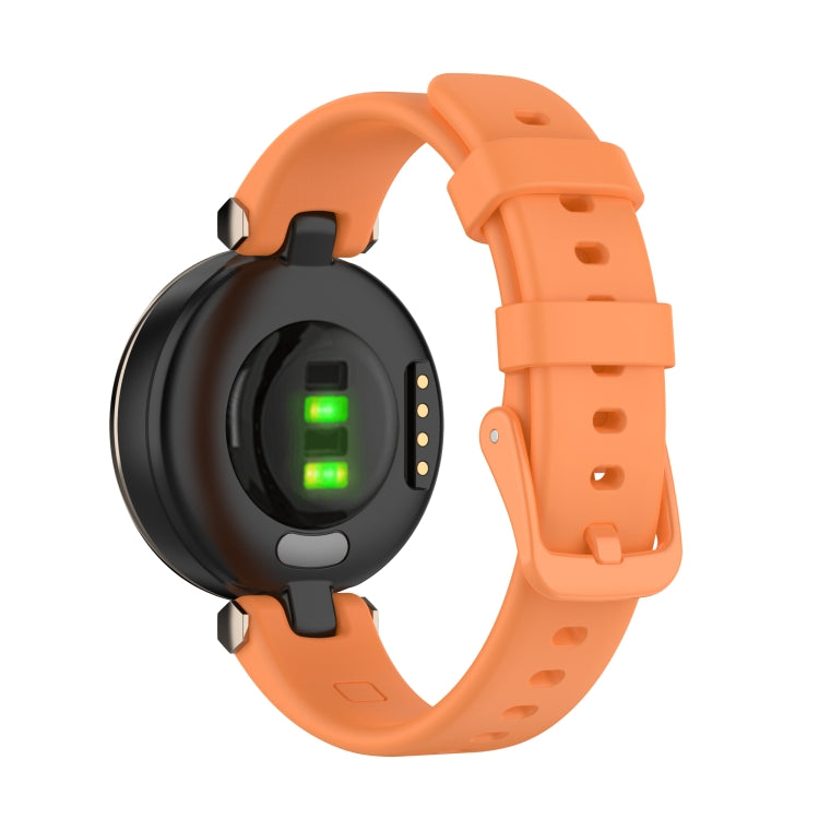 For Garmin Lily Silicone Watch Band with Dismantling Tools(Orange) - Watch Bands by buy2fix | Online Shopping UK | buy2fix