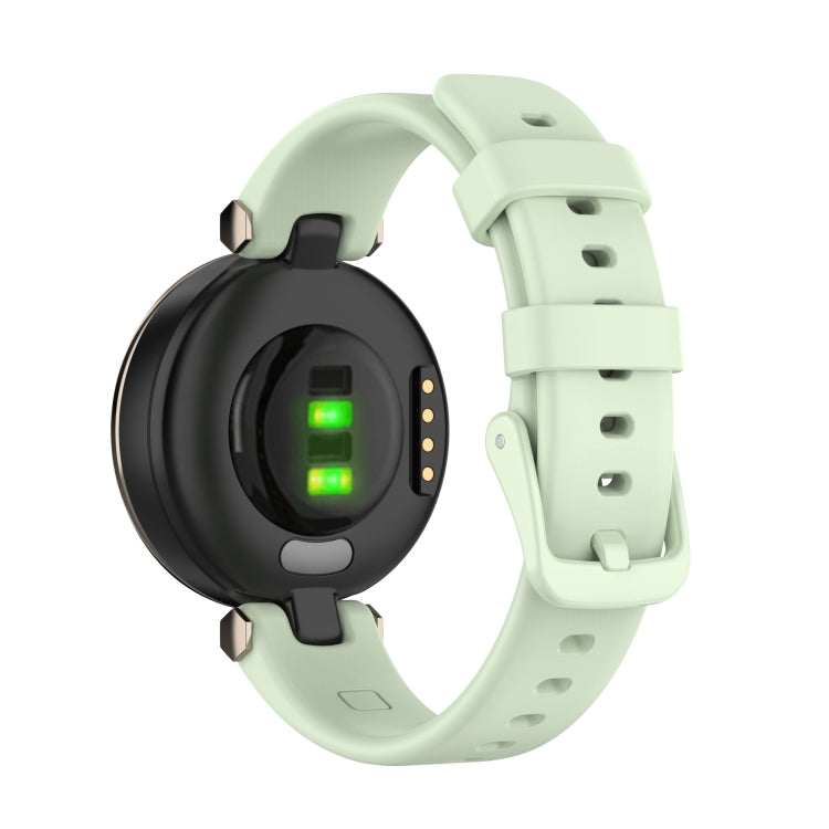 For Garmin Lily Silicone Watch Band with Dismantling Tools(Green) - Watch Bands by buy2fix | Online Shopping UK | buy2fix