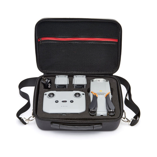 Portable Single Shoulder Storage Travel Carrying PU Cover Case Box for DJI Air 2S(Black + Black Liner) - Carry Cases & Bags by buy2fix | Online Shopping UK | buy2fix