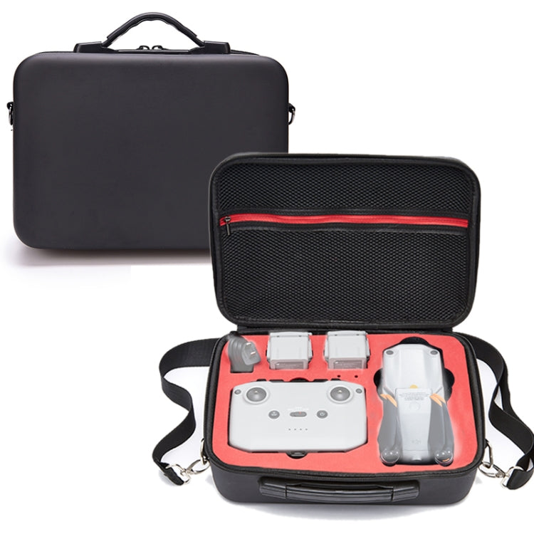 Portable Single Shoulder Storage Travel Carrying PU Cover Case Box for DJI Air 2S(Black + Red Liner) - Carry Cases & Bags by buy2fix | Online Shopping UK | buy2fix