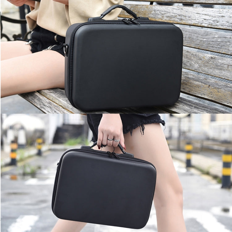 Portable Single Shoulder Storage Travel Carrying PU Cover Case Box for DJI Air 2S(Black + Black Liner) - Carry Cases & Bags by buy2fix | Online Shopping UK | buy2fix