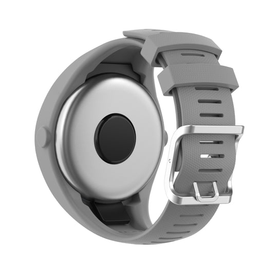 For POLAR M200 Texture Silicone Watch Band, One Size(Grey) -  by buy2fix | Online Shopping UK | buy2fix