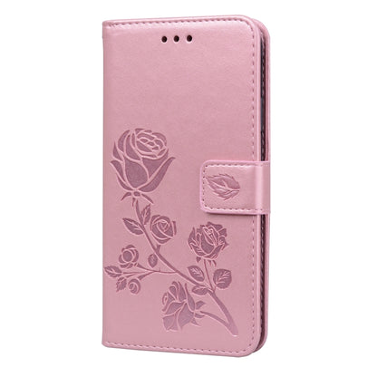 For Samsung Galaxy A32 5G Rose Embossed Horizontal Flip PU Leather Case with Holder & Card Slots & Wallet(Rose Gold) by buy2fix