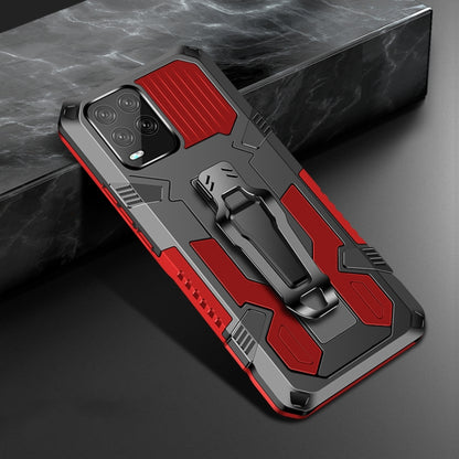 For OPPO Realme 8 / 8 Pro Armor Warrior Shockproof PC + TPU Protective Case(Red) - Realme Cases by buy2fix | Online Shopping UK | buy2fix