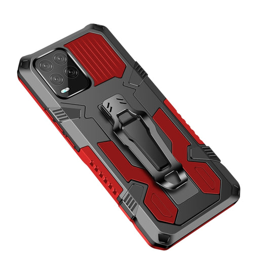 For OPPO Realme 8 / 8 Pro Armor Warrior Shockproof PC + TPU Protective Case(Red) - Realme Cases by buy2fix | Online Shopping UK | buy2fix