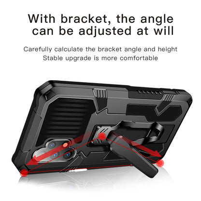 For OPPO Realme 8 / 8 Pro Armor Warrior Shockproof PC + TPU Protective Case(Coffee) - Realme Cases by buy2fix | Online Shopping UK | buy2fix