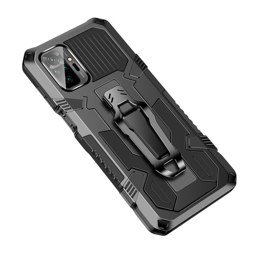 For Redmi Note 10 Pro / Note 10 Pro Max Armor Warrior Shockproof PC + TPU Protective Case(Black) - Xiaomi Cases by buy2fix | Online Shopping UK | buy2fix