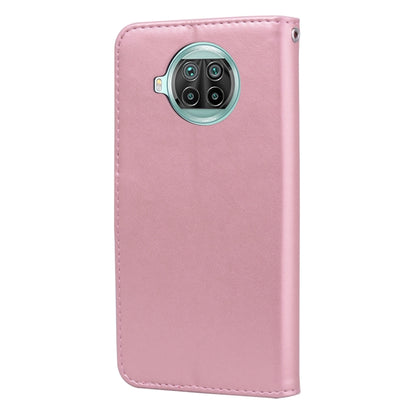 For Xiaomi Mi 10T Lite 5G Rose Embossed Horizontal Flip PU Leather Case with Holder & Card Slots & Wallet(Rose Gold) - Xiaomi Cases by buy2fix | Online Shopping UK | buy2fix