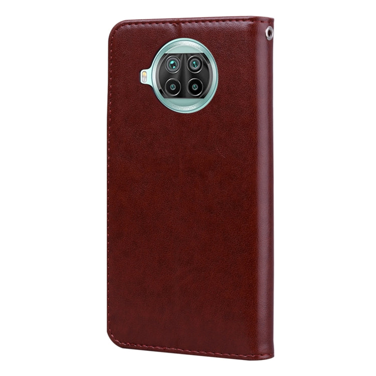 For Xiaomi Mi 10T Lite 5G Rose Embossed Horizontal Flip PU Leather Case with Holder & Card Slots & Wallet(Brown) - Xiaomi Cases by buy2fix | Online Shopping UK | buy2fix