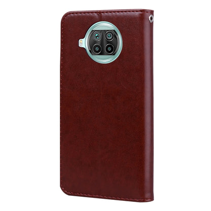 For Xiaomi Mi 10T Lite 5G Rose Embossed Horizontal Flip PU Leather Case with Holder & Card Slots & Wallet(Brown) - Xiaomi Cases by buy2fix | Online Shopping UK | buy2fix